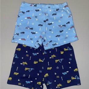 Kids' Blue and Navy Shorts Set
